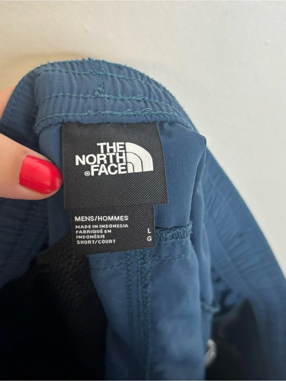 Mens The North Face Pull On Adventure Short Blue Size L